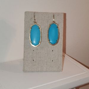 Kendra Scott turquoise drop earrings